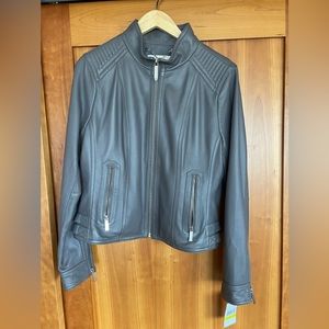 Michael Kors Leather Jacket New